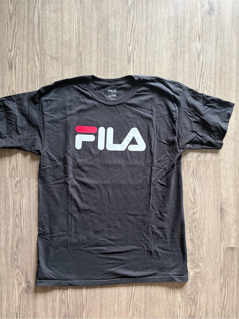 FILA Men's Black Logo Tee